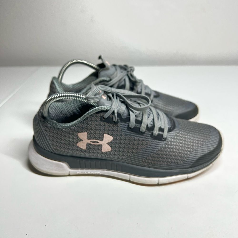 Under Armour Women's Running Shoes - I Will Run Fast - Size 6,5 - Gray/Pink